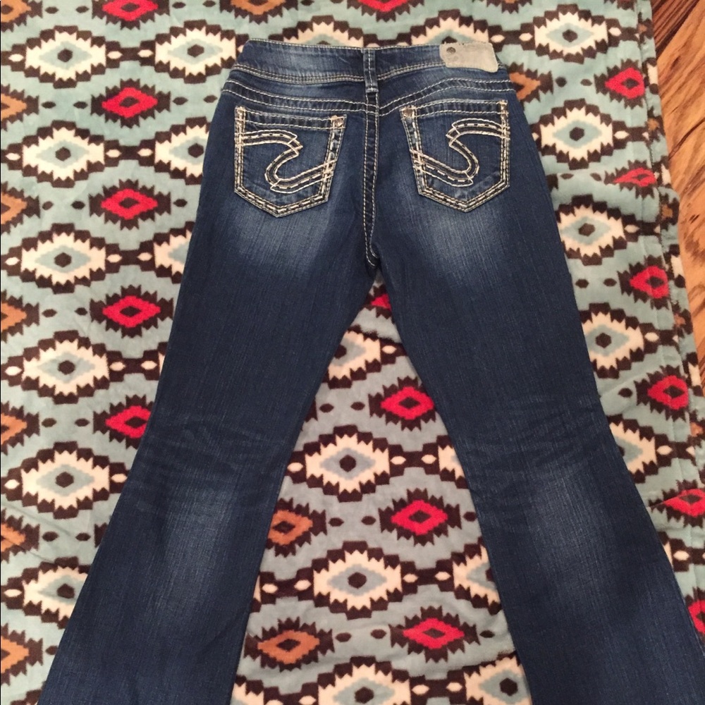 Silver jeans